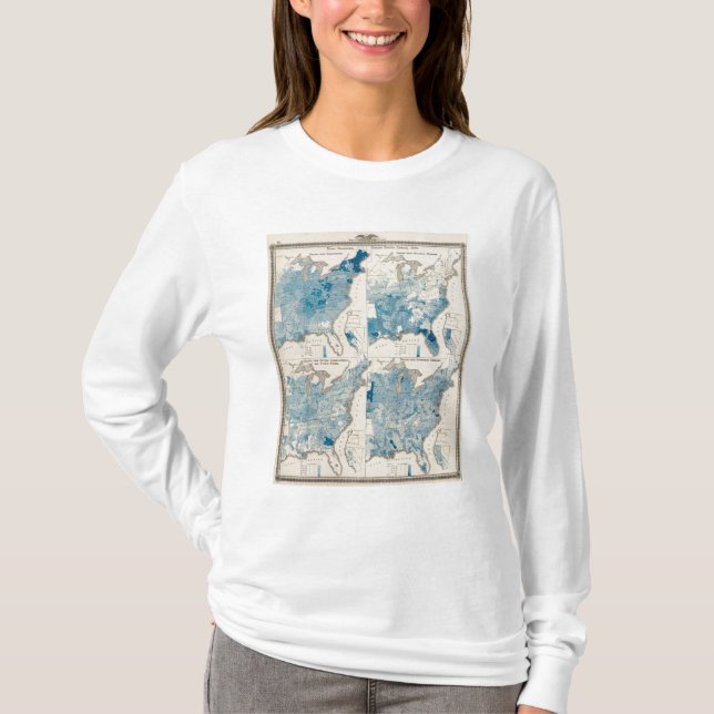 T-shirt Statistiques essentielles, recensement uni (Devant)