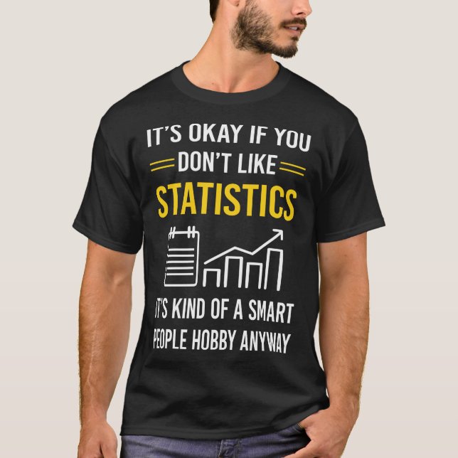 T-shirt Statistiques Smart People (Devant)