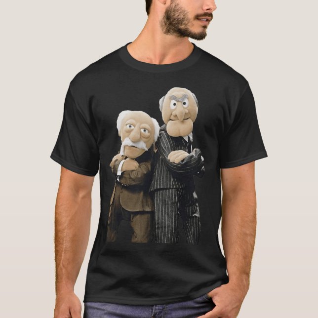 T-shirt Statler and Waldorf girl (Devant)