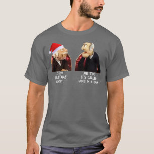 T-shirt Statler Et Waldorf Christmas Spirit
