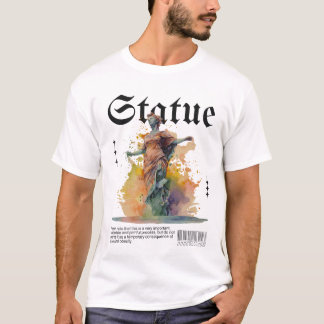 T-shirt Statue artistique Graphisme Tee