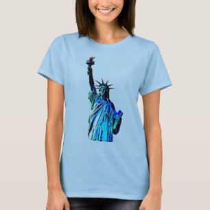 T-shirt Statue bleue de Lady Liberty