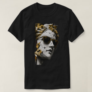 T-shirt Statue Cool avec Lunettes de Soleil – Sagesse Anti
