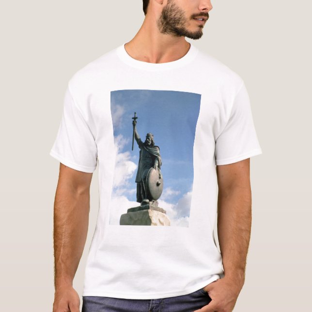 T-shirt Statue d'Alfred le grand (Devant)