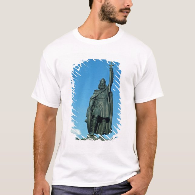 T-shirt Statue d'Alfred le grand (Devant)