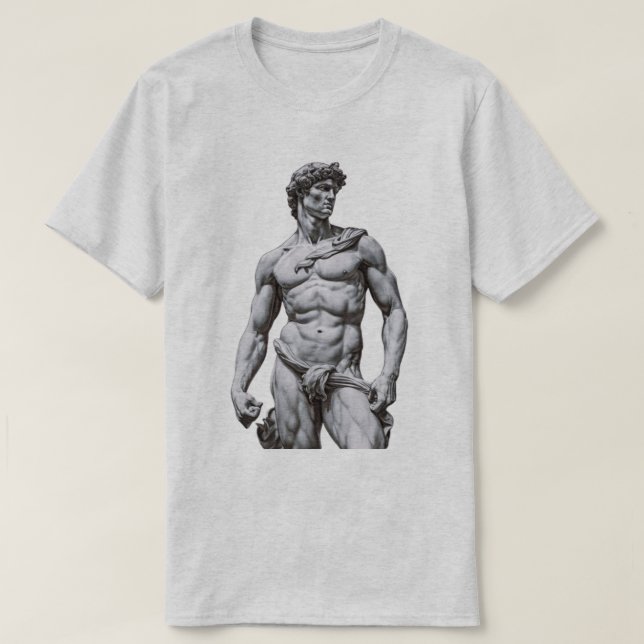 T-shirt Statue de David (Design devant)