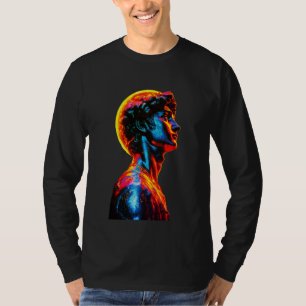 T-shirt Statue de David néon