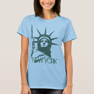 T-shirt Statue de débardeur de New York des femmes de