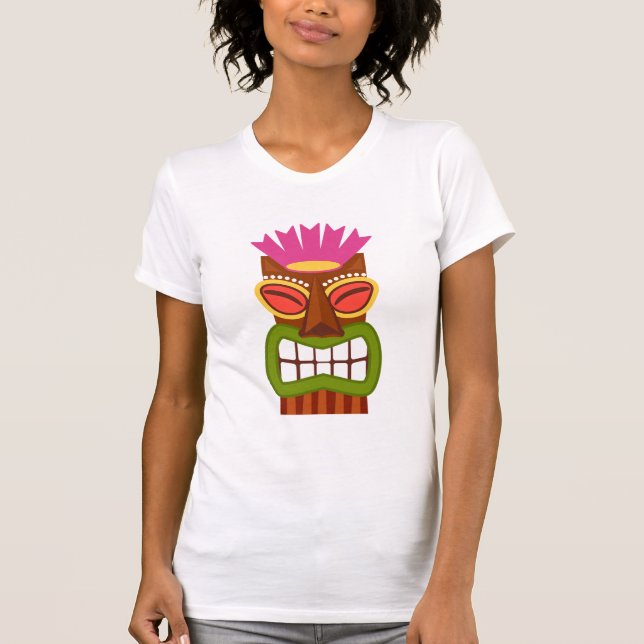 T-shirt Statue de Dieu Tiki (Devant)