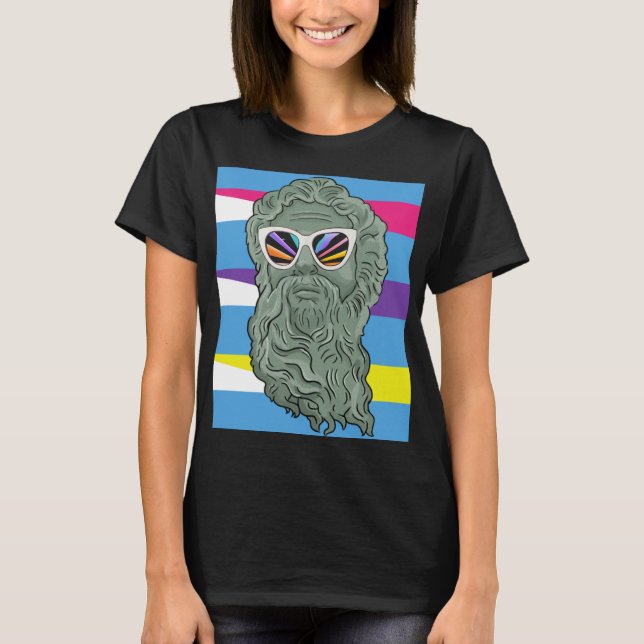T-shirt Statue de fierté  (Devant)