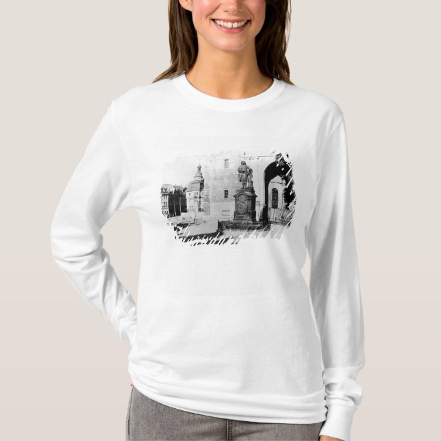 T-shirt Statue de Johann Sebastian Bach (Devant)