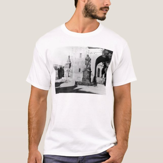 T-shirt Statue de Johann Sebastian Bach (Devant)