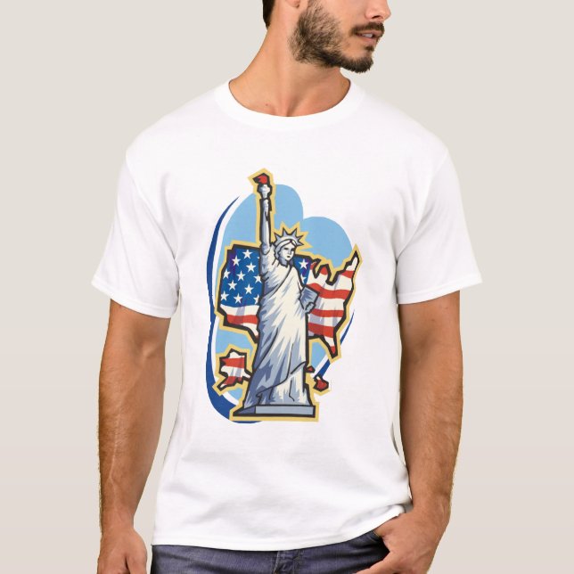 T-Shirt Statue de la Liberté (Devant)