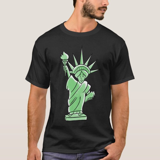 T-shirt Statue de la Liberté (Devant)