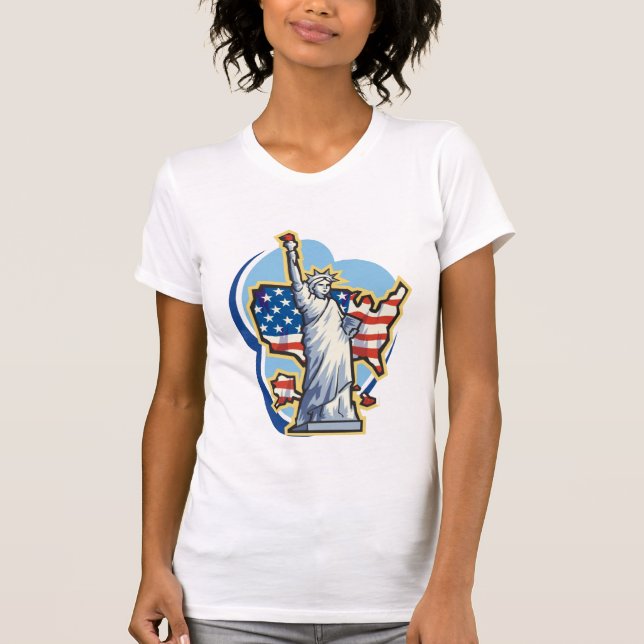 T-Shirt Statue de la Liberté (Devant)