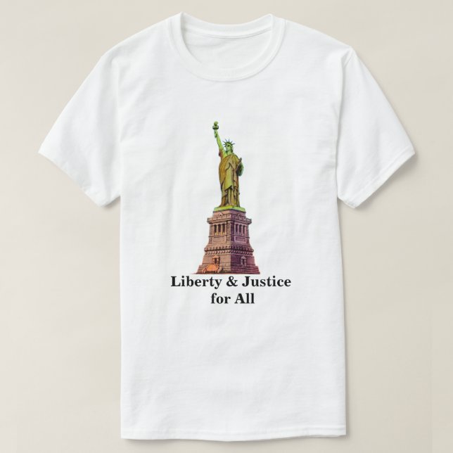 T-Shirt Statue de la Liberté (Design devant)