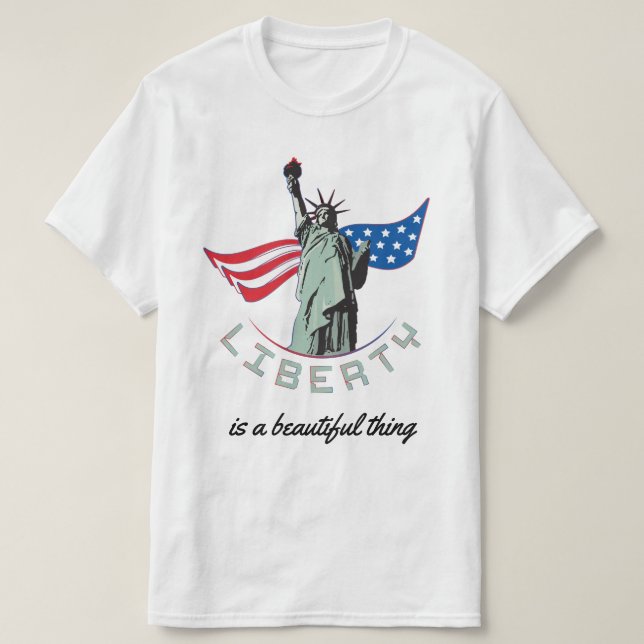 T-shirt Statue de la Liberté (Design devant)