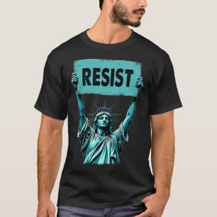 T-shirt Statue De La Liberté 4 juillet Patriotique Résiste