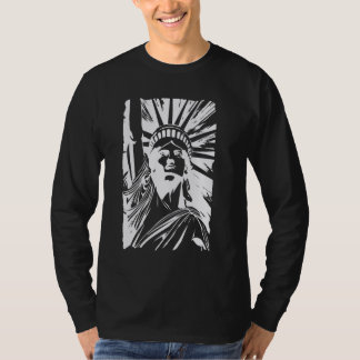T-shirt Statue de la Liberté 4 juillet Quatrième Nation de