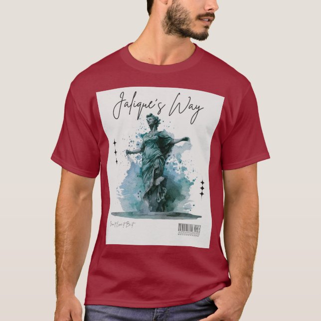 T-shirt Statue de la Liberté aquarelle (Devant)