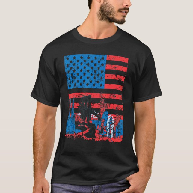 T-shirt Statue De La Liberté De New York (Devant)