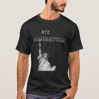 T-shirt Statue de la Liberté Double Face NYC Manhattan T-S