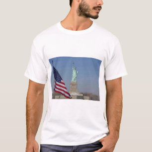 T-shirt Statue de la Liberté et drapeau américain Patrioti