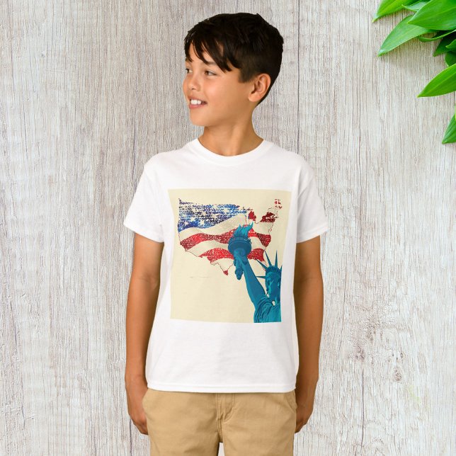 T-shirt Statue de la Liberté Grunge (Créateur téléchargé)