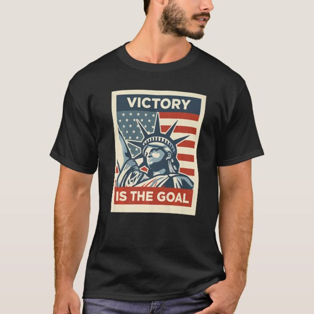 T-shirt Statue de la liberté Le symbole de l'espoir de lib (Devant)