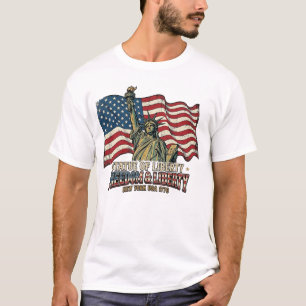 T-shirt Statue de la Liberté Liberté & Liberté 1776 New Yo