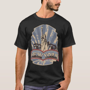 T-shirt Statue De La Liberté New York 4 juillet