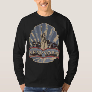 T-shirt Statue De La Liberté New York 4 juillet