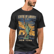Statue de la Liberté New York Affiche de Voyage Vi