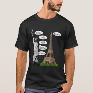 T-shirt Statue De La Liberté Nous Sommes Tous Immigrants E