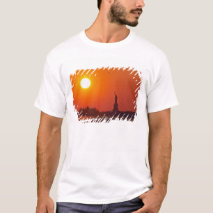 T-shirt Statue de la Liberté, Port de New York, NY, États-