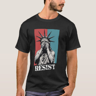 T-shirt Statue de la Liberté Rétro Vintage 2025 Résister