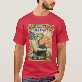 T-shirt Statue de la Liberté Trump 4 juillet Célébration 2