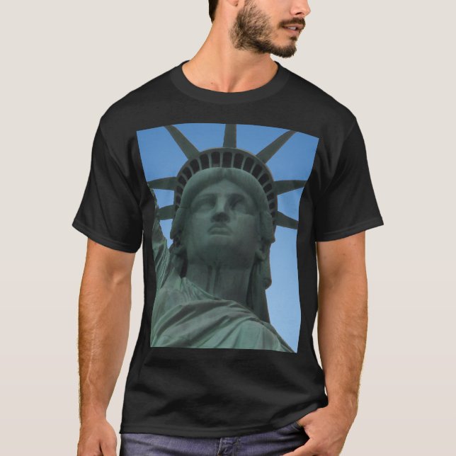 T-shirt Statue de la Liberté Unisex NY Chemise Sou (Devant)