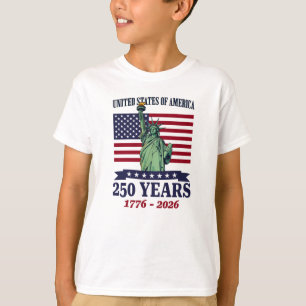T-shirt Statue de la Liberté USA 250 ans 1776-2026