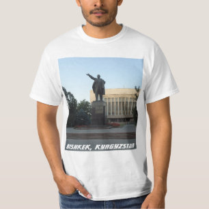 T-shirt Statue de Lénine, Bichkek, Kirghizistan Kirgizia