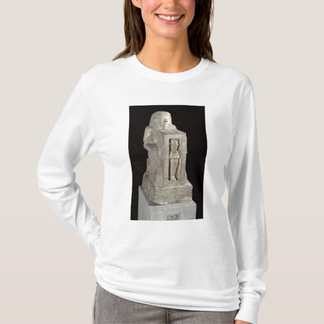 T-shirt Statue de Naophorous du scribe royal, Seti (Devant)
