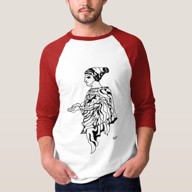 T-Shirt : Statue de sculpture grecque antique (Devant)
