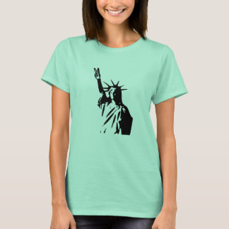 T-shirt Statue de signe de paix de liberté