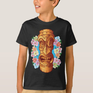 T-shirt Statue de Tiki de bande dessinée