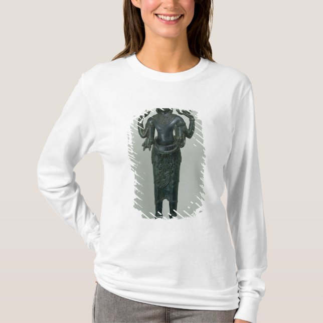T-shirt Statue de Vishnu sous sa forme triple de Vishnu (Devant)