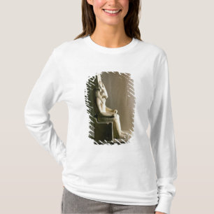 T-shirt Statue du dieu Montu avec la tête d'un taureau, f