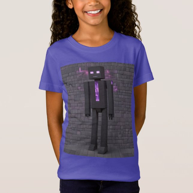 T-Shirt Statue Enderman (Devant)