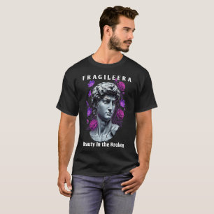 T-shirt Statue grec esthétique David Flowers Fragileera