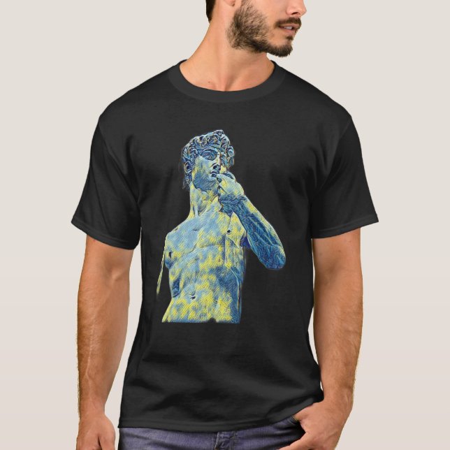 T-shirt Statue grecque antique Enseignant Abstrait 12 (Devant)