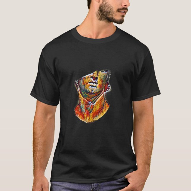 T-shirt Statue grecque antique Enseignant Abstrait 15 (Devant)